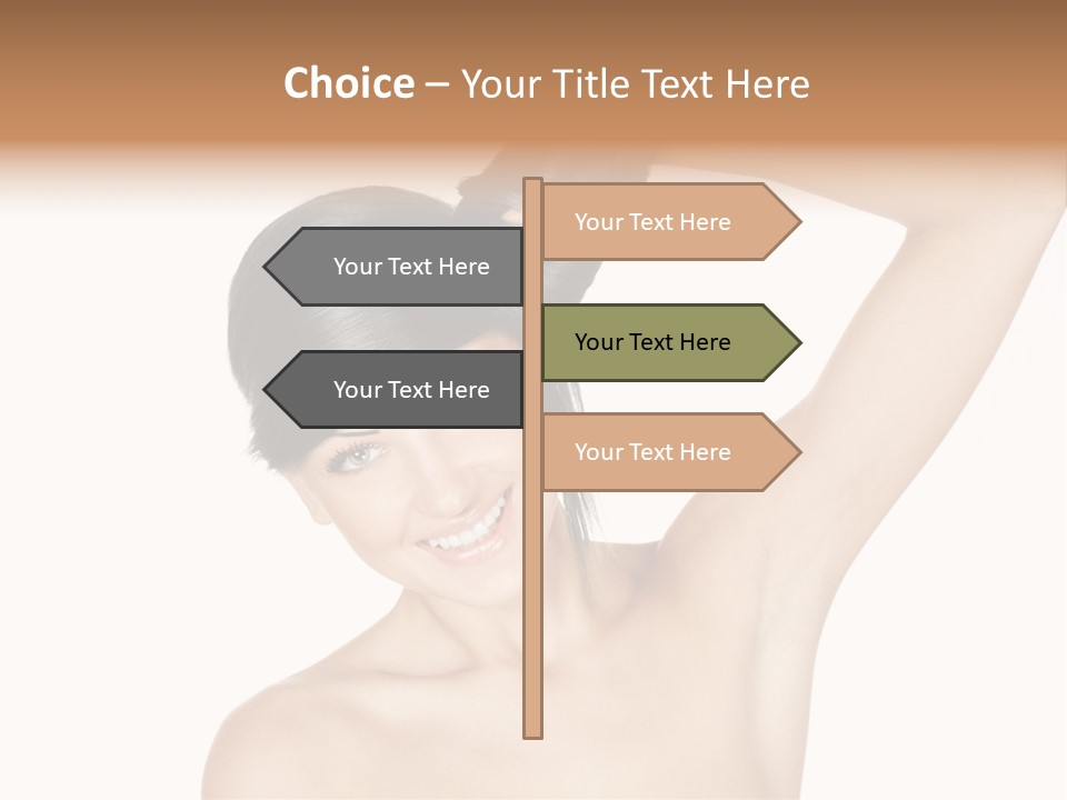 Style Girl Brown PowerPoint Template