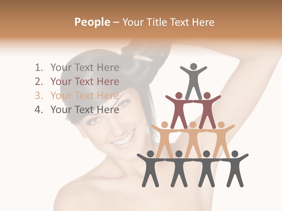 Style Girl Brown PowerPoint Template
