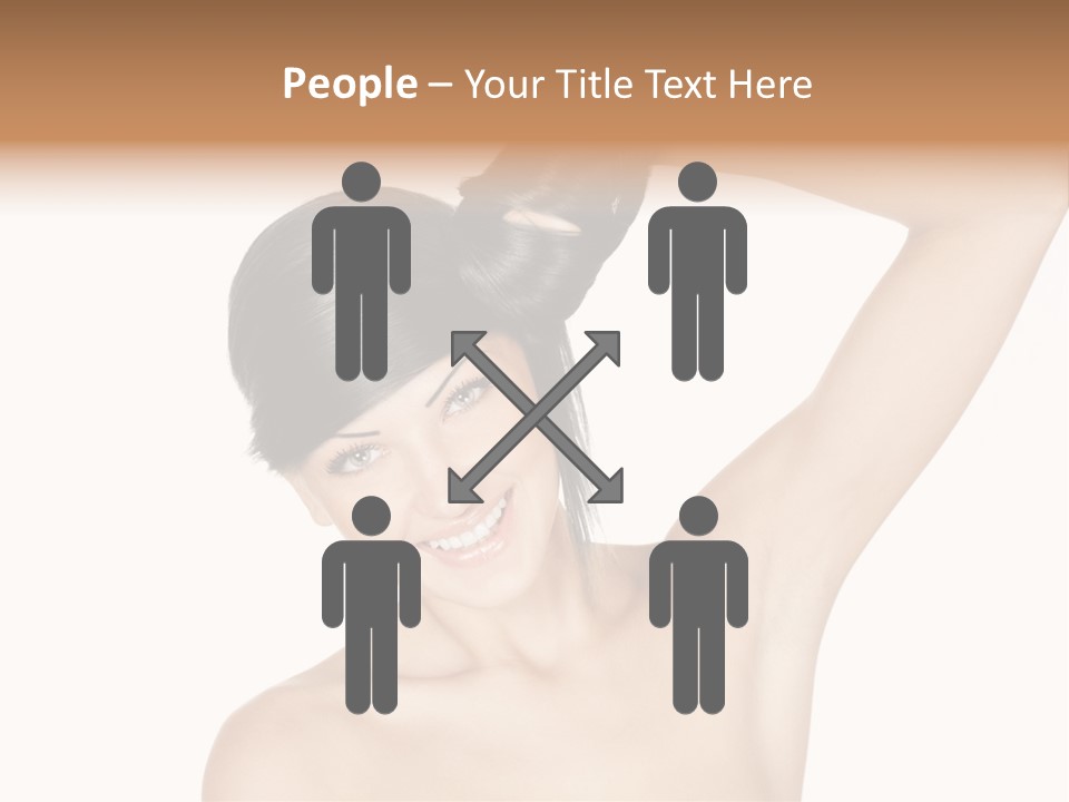 Style Girl Brown PowerPoint Template