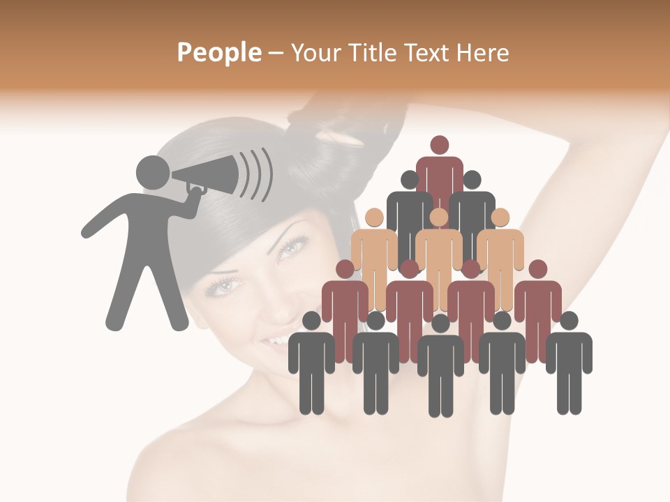 Style Girl Brown PowerPoint Template