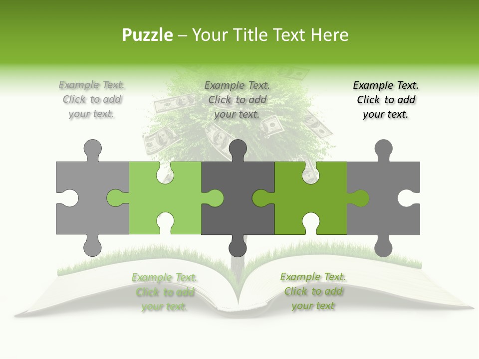 Knowledge Grow Landscape PowerPoint Template