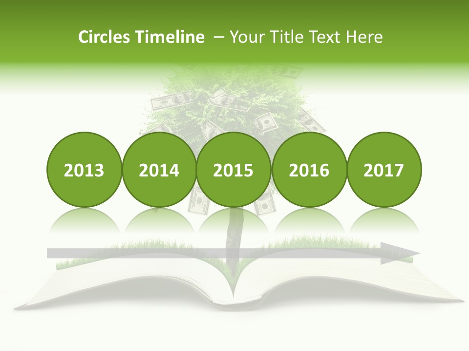 Knowledge Grow Landscape PowerPoint Template