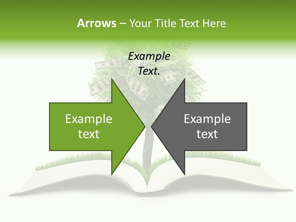Knowledge Grow Landscape PowerPoint Template