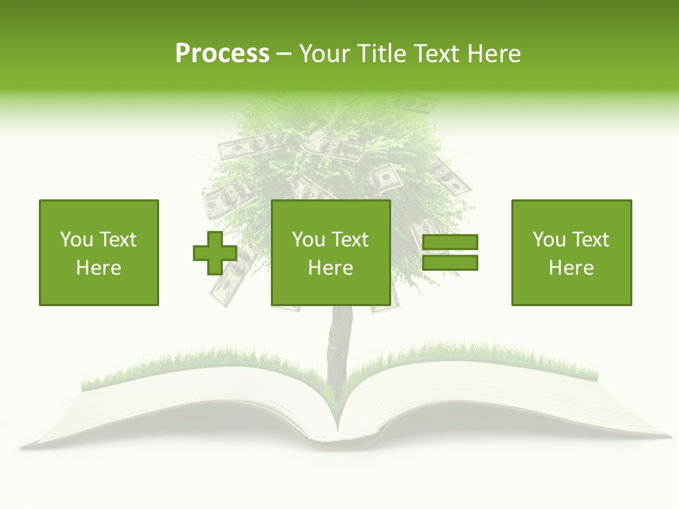 Knowledge Grow Landscape PowerPoint Template