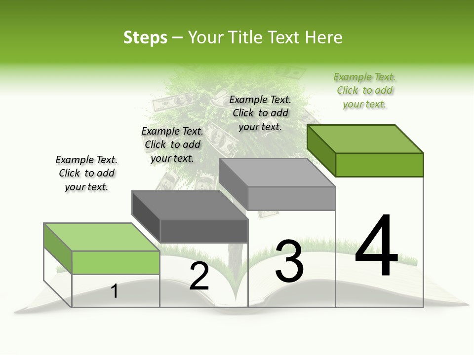 Knowledge Grow Landscape PowerPoint Template