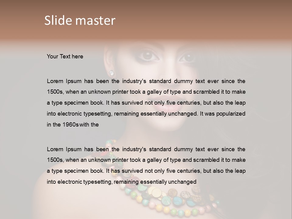 Freshness Isolated Closeup PowerPoint Template