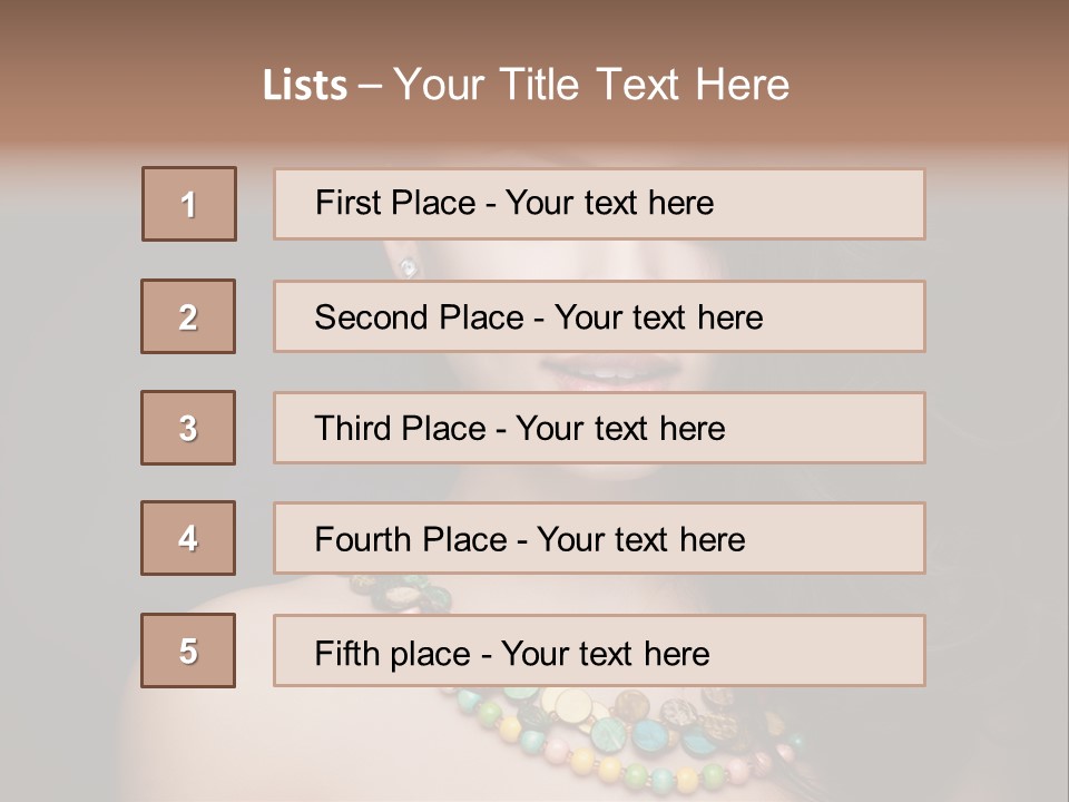 Freshness Isolated Closeup PowerPoint Template