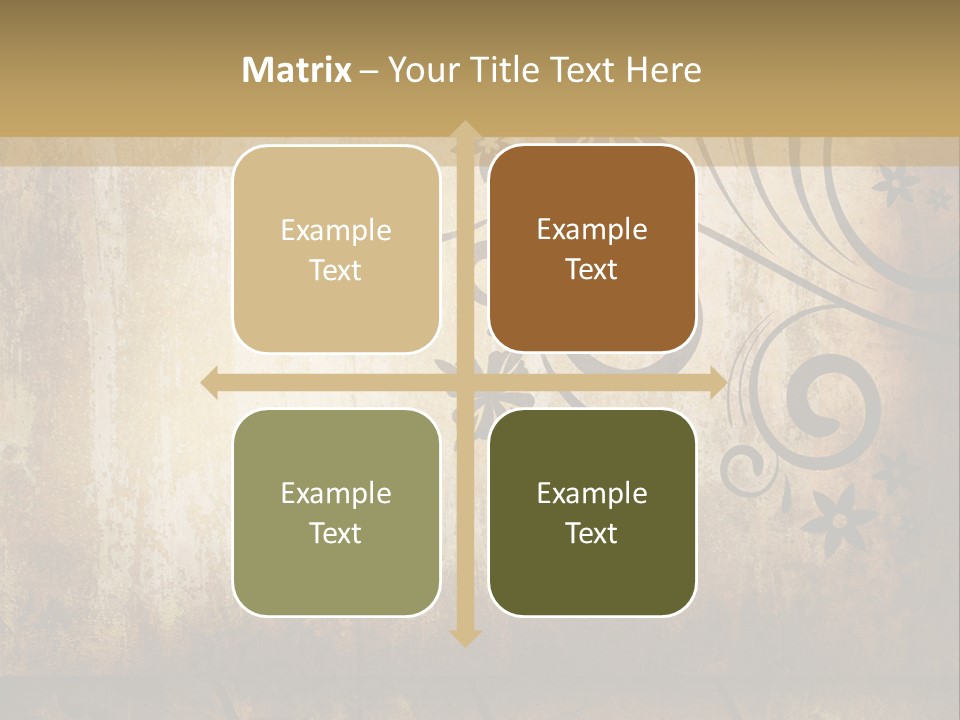 Stained Aging Materials PowerPoint Template