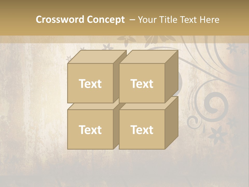 Stained Aging Materials PowerPoint Template
