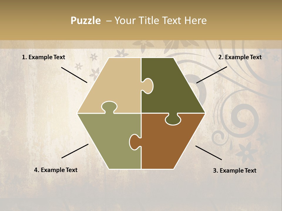 Stained Aging Materials PowerPoint Template