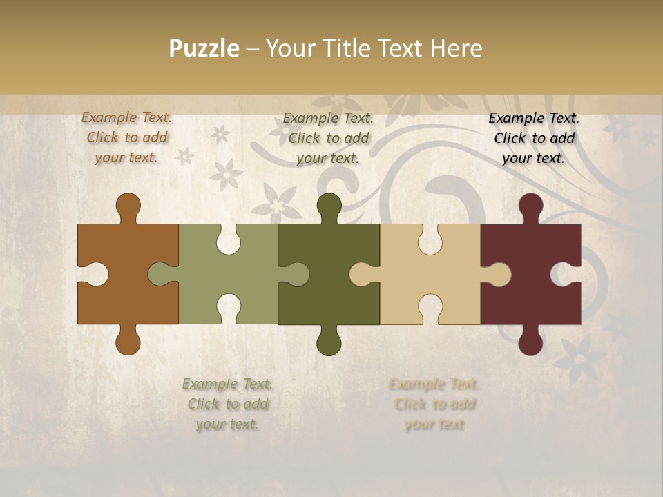 Stained Aging Materials PowerPoint Template