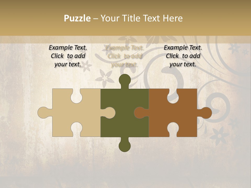 Stained Aging Materials PowerPoint Template