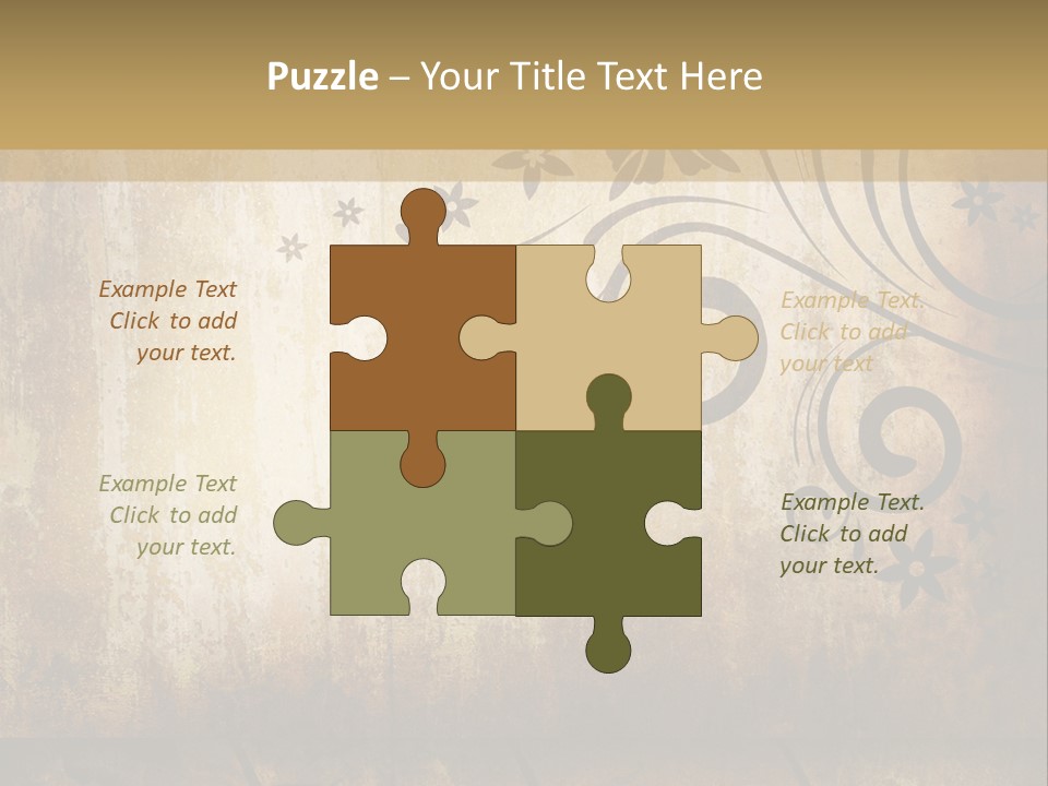 Stained Aging Materials PowerPoint Template