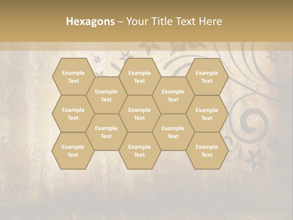 Stained Aging Materials PowerPoint Template