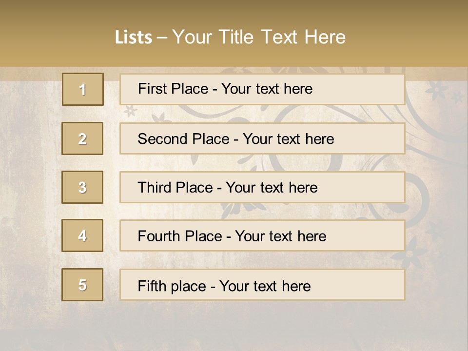 Stained Aging Materials PowerPoint Template