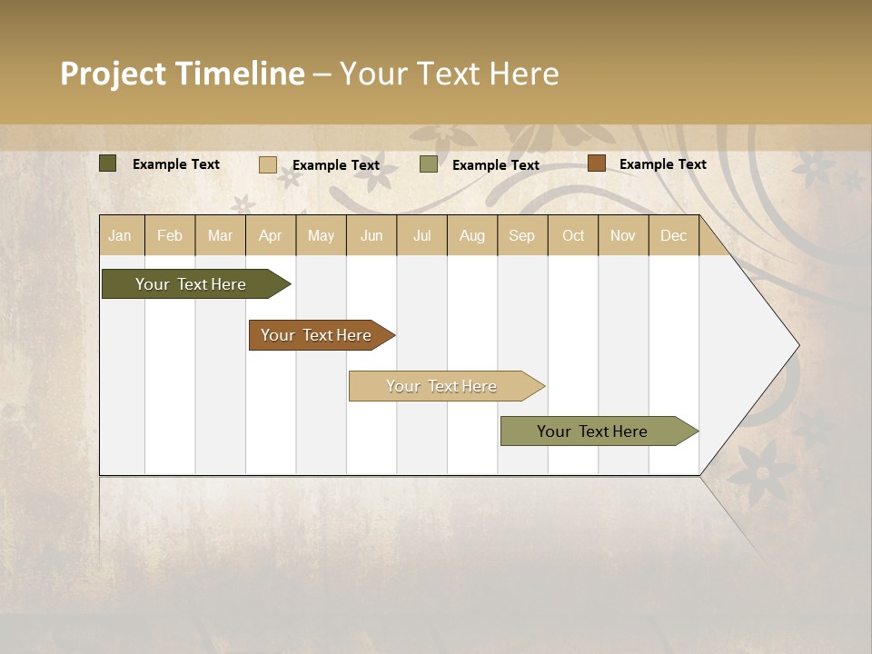 Stained Aging Materials PowerPoint Template