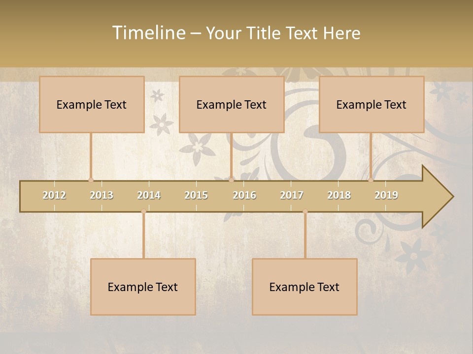 Stained Aging Materials PowerPoint Template
