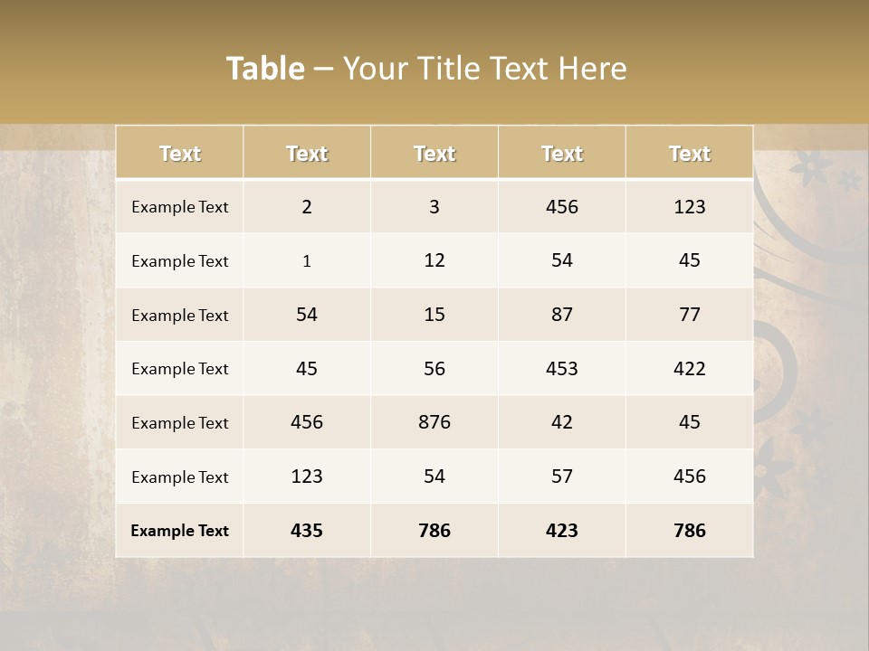 Stained Aging Materials PowerPoint Template
