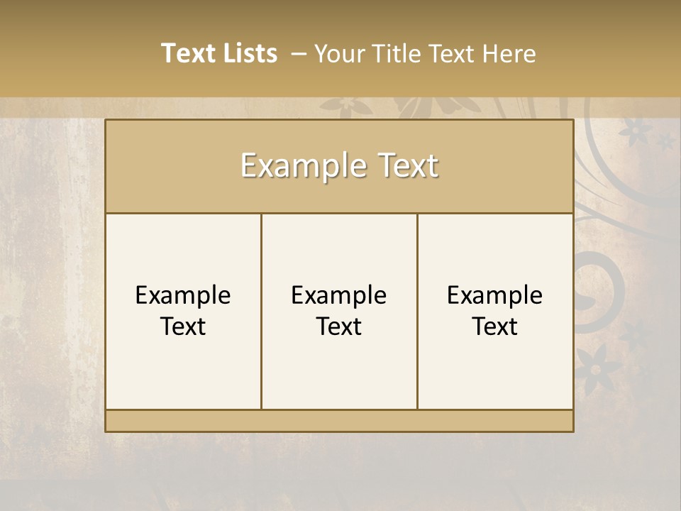 Stained Aging Materials PowerPoint Template
