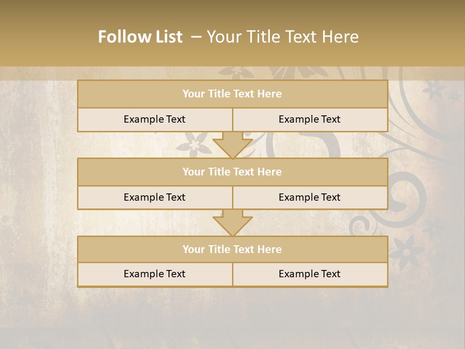 Stained Aging Materials PowerPoint Template