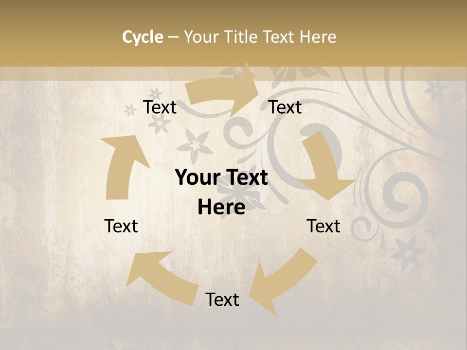 Stained Aging Materials PowerPoint Template