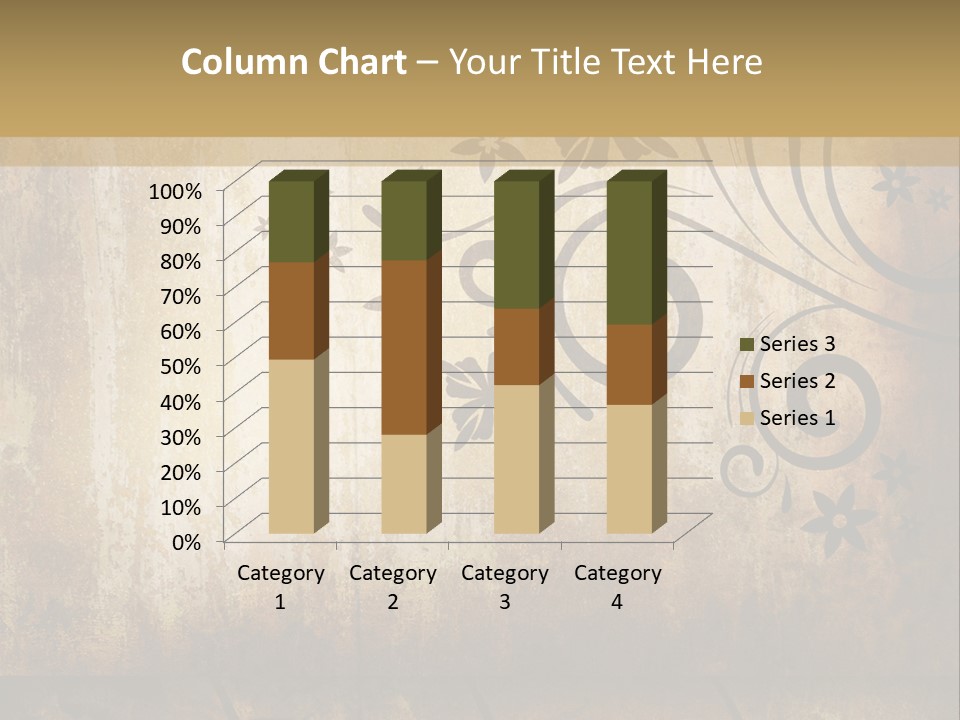 Stained Aging Materials PowerPoint Template