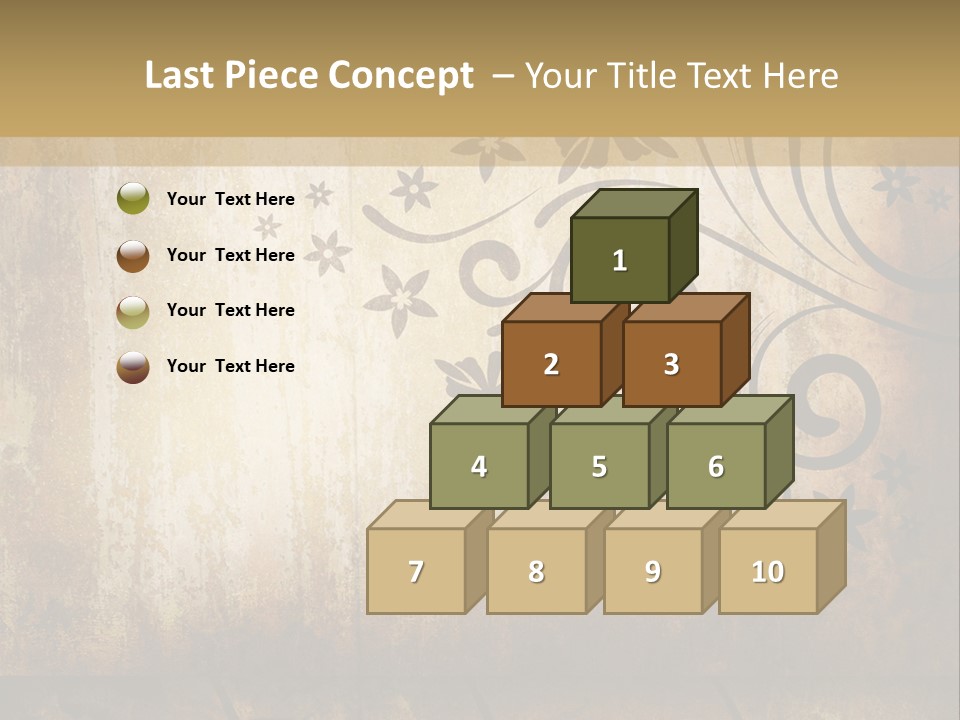 Stained Aging Materials PowerPoint Template