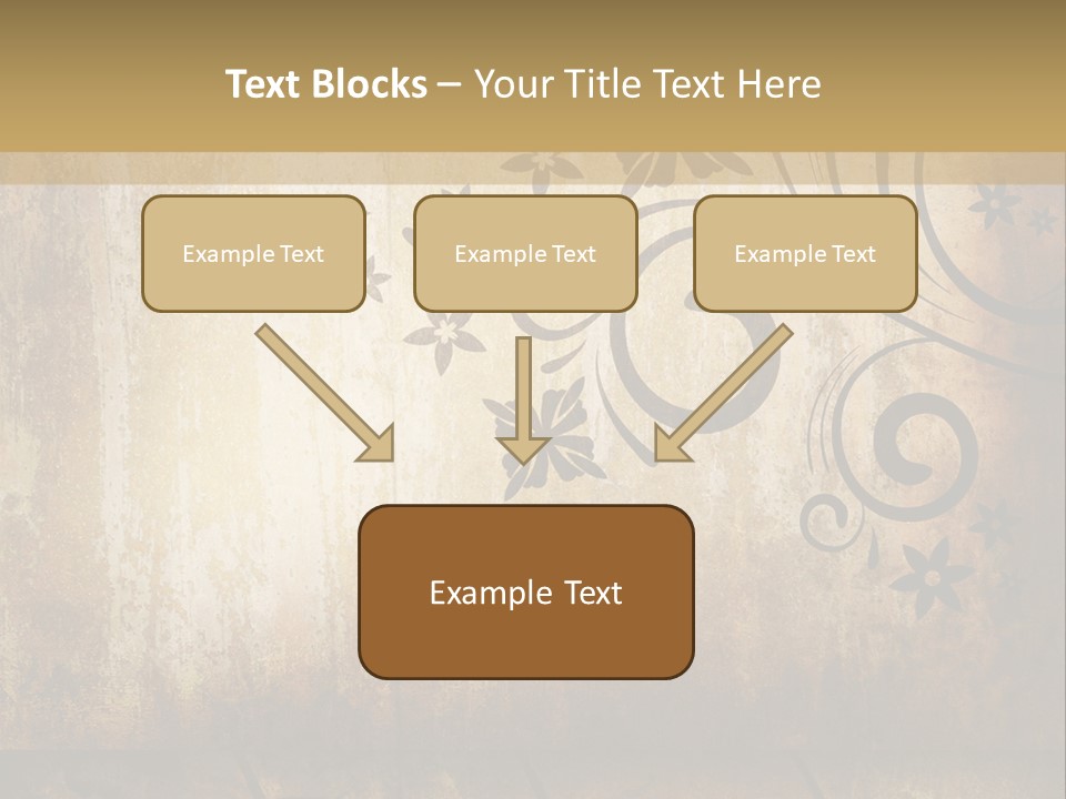 Stained Aging Materials PowerPoint Template