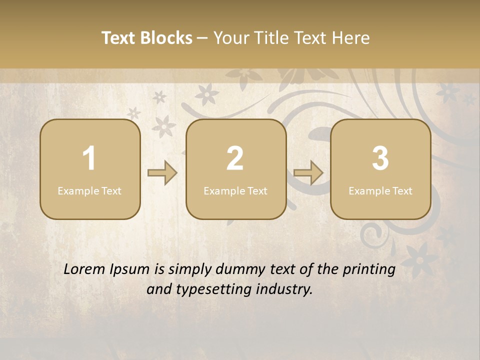 Stained Aging Materials PowerPoint Template