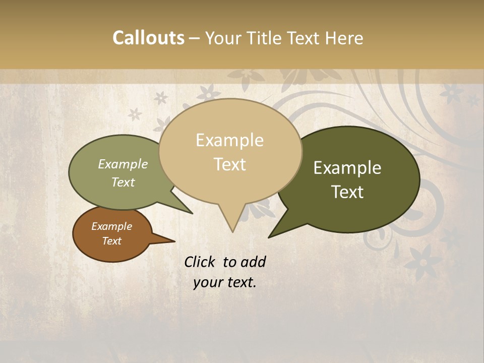 Stained Aging Materials PowerPoint Template