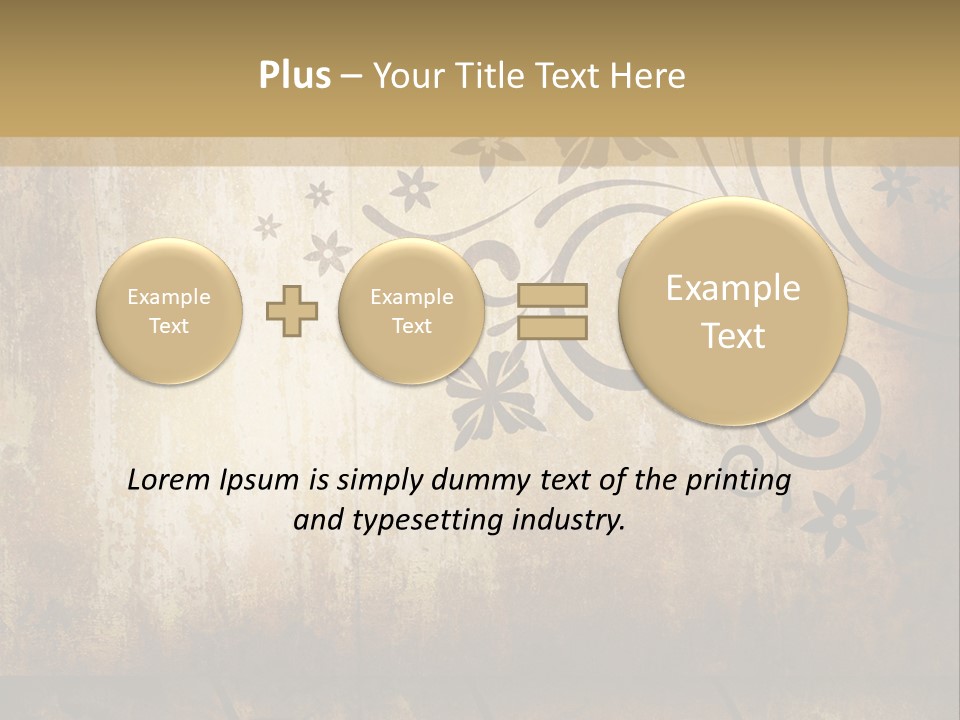 Stained Aging Materials PowerPoint Template