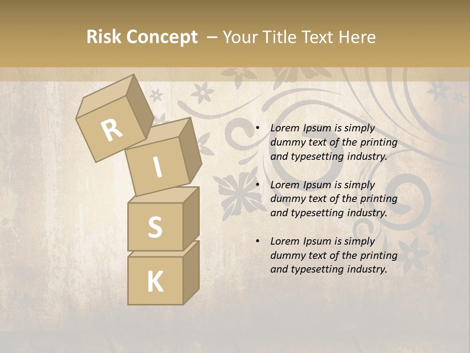 Stained Aging Materials PowerPoint Template