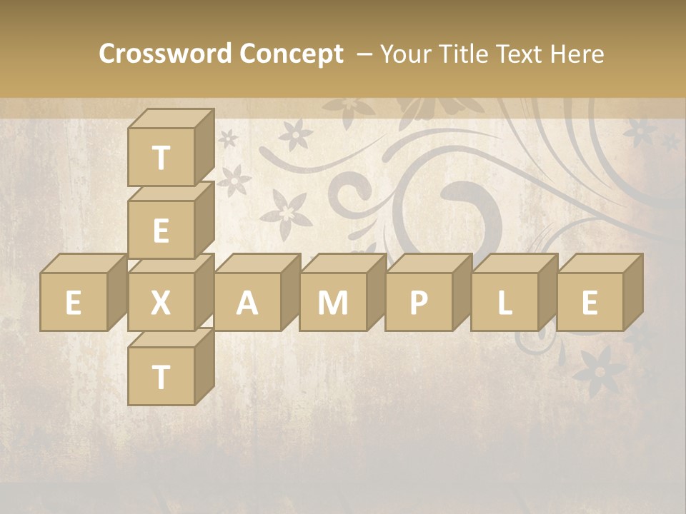 Stained Aging Materials PowerPoint Template