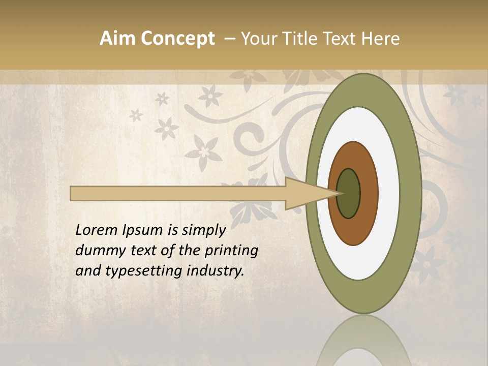 Stained Aging Materials PowerPoint Template