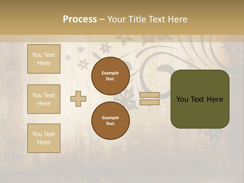 Stained Aging Materials PowerPoint Template
