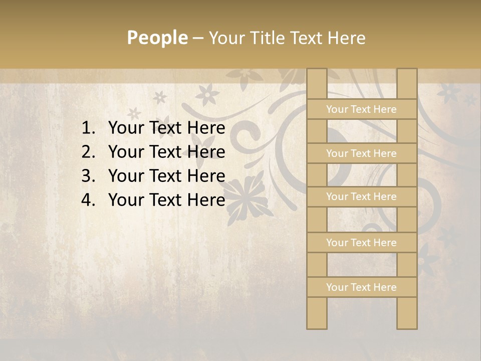 Stained Aging Materials PowerPoint Template