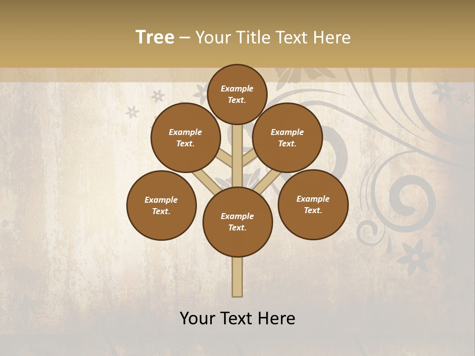 Stained Aging Materials PowerPoint Template