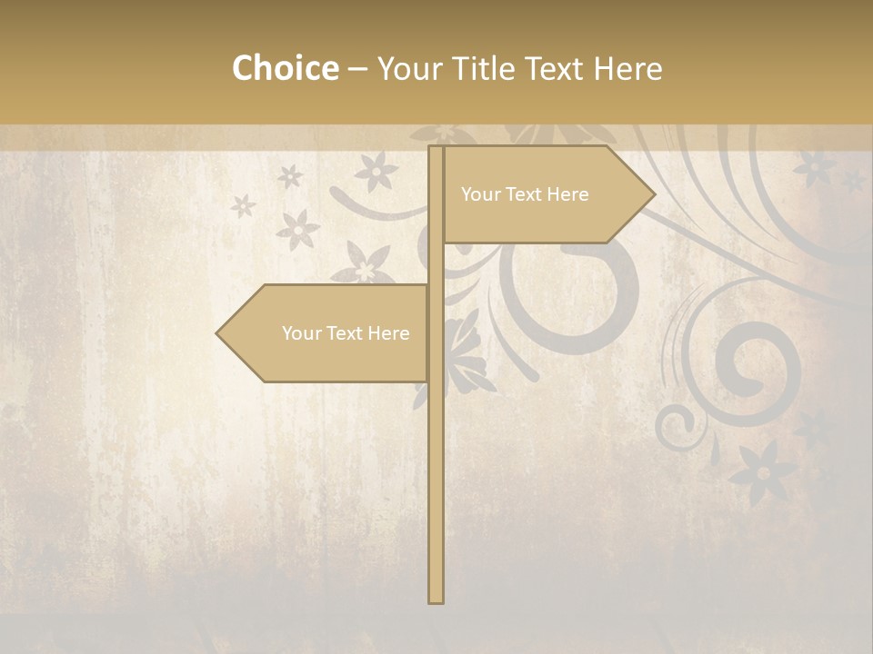 Stained Aging Materials PowerPoint Template