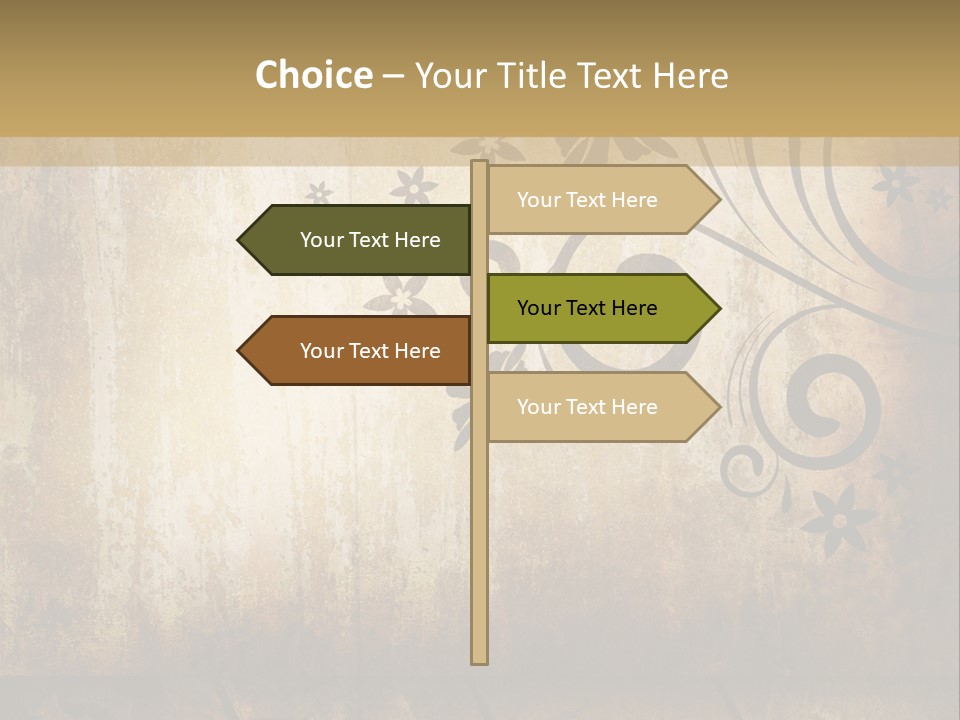 Stained Aging Materials PowerPoint Template