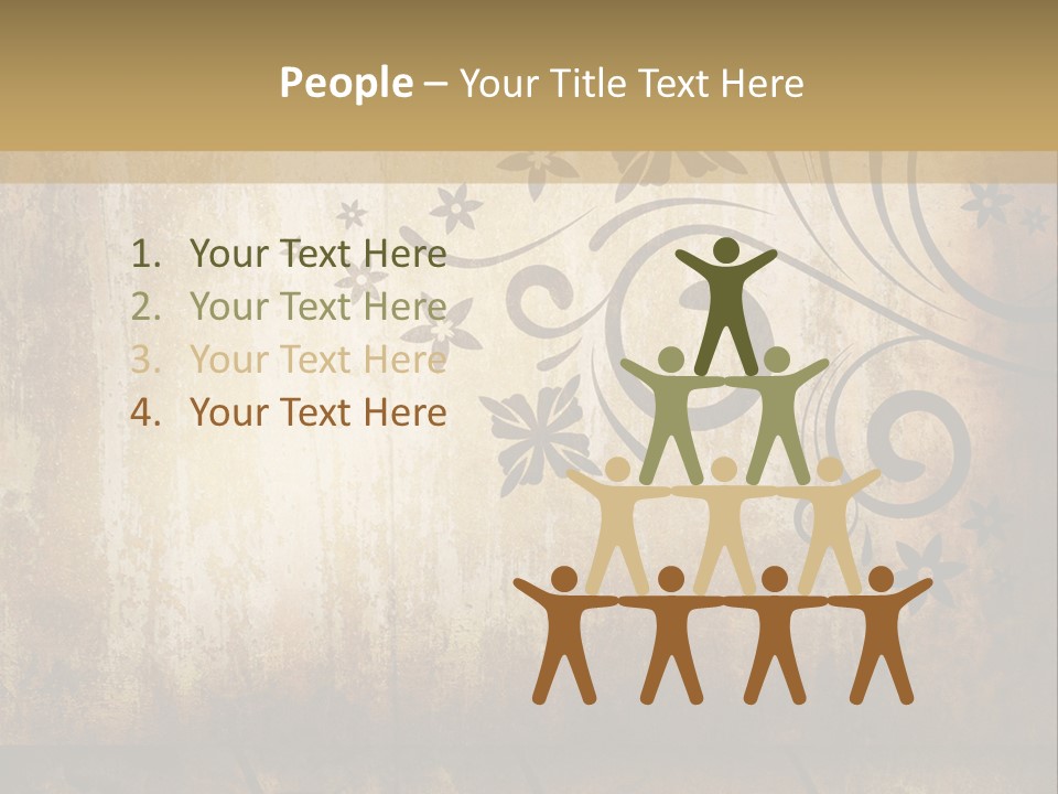 Stained Aging Materials PowerPoint Template