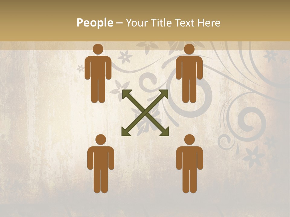 Stained Aging Materials PowerPoint Template