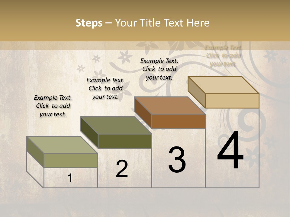 Stained Aging Materials PowerPoint Template