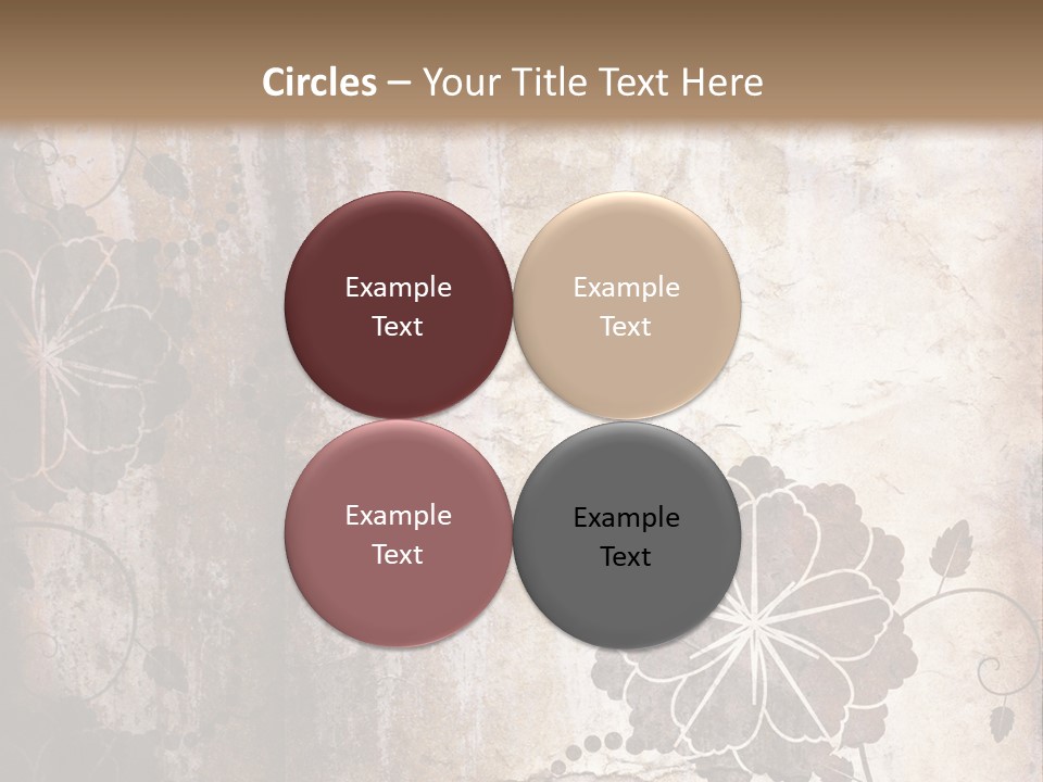 Burned Border Grunge PowerPoint Template