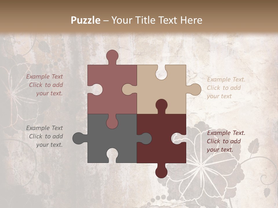 Burned Border Grunge PowerPoint Template