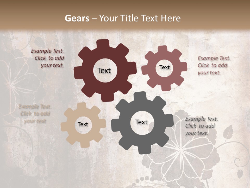 Burned Border Grunge PowerPoint Template