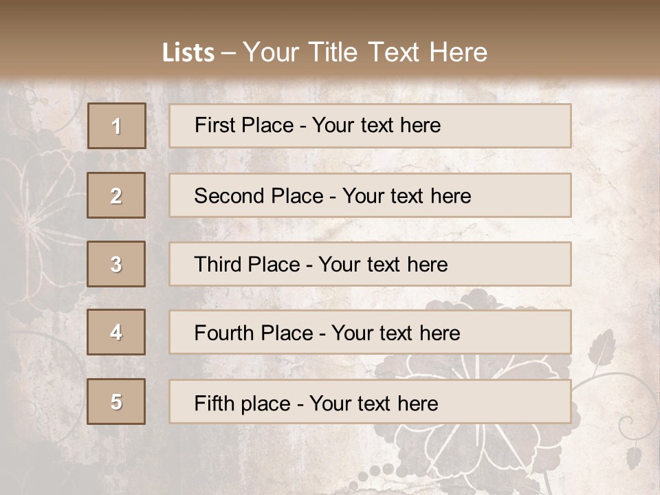 Burned Border Grunge PowerPoint Template