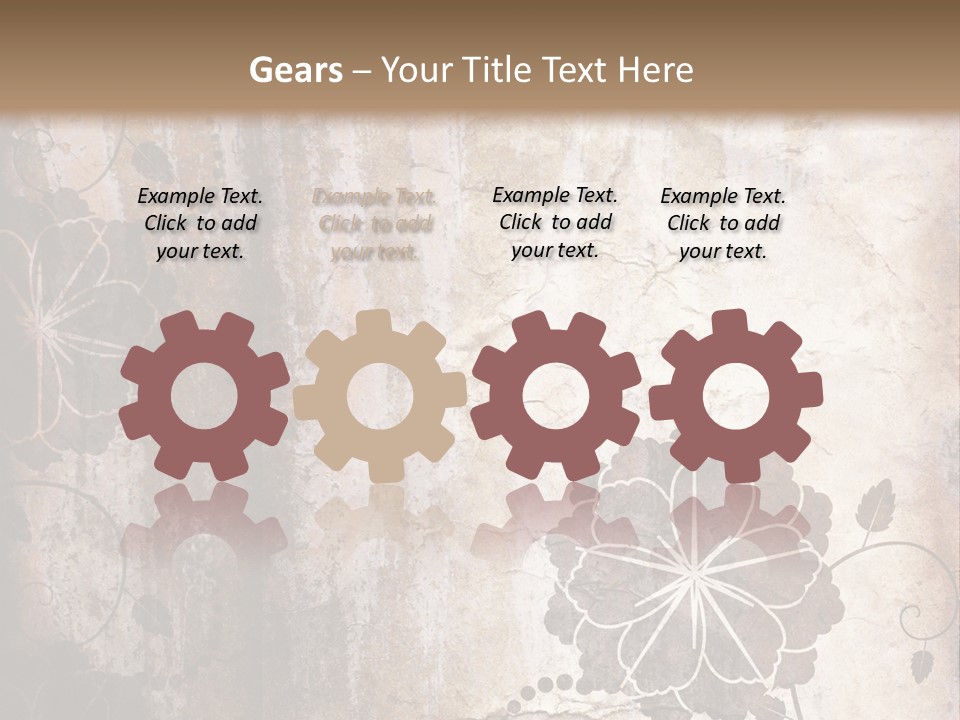 Burned Border Grunge PowerPoint Template