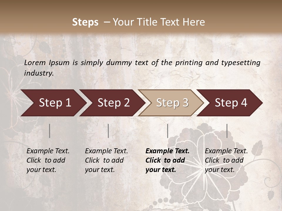 Burned Border Grunge PowerPoint Template