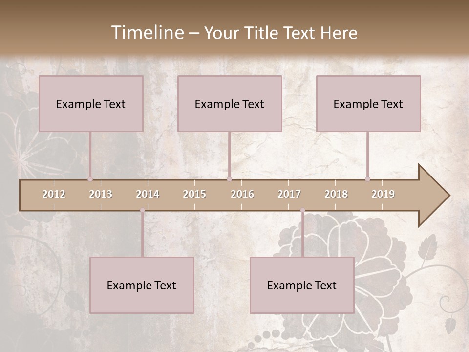 Burned Border Grunge PowerPoint Template