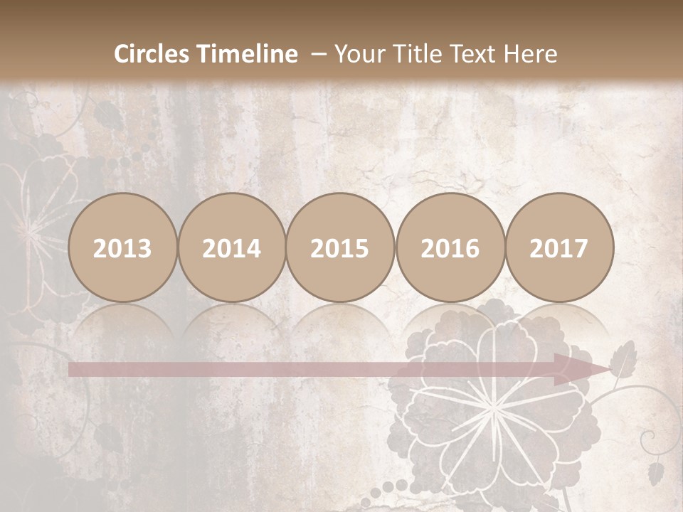 Burned Border Grunge PowerPoint Template